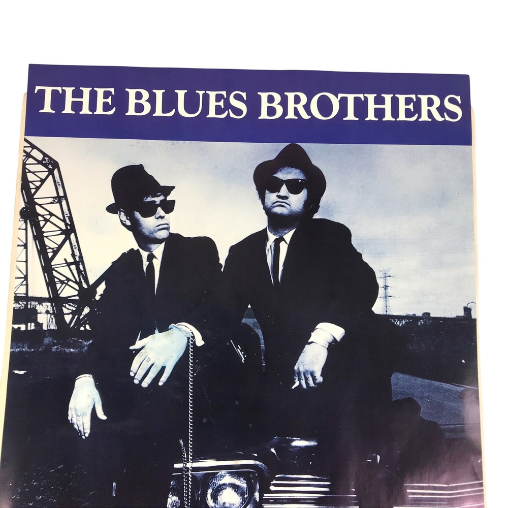VTG 1990 Blues Brothers Poster A Briefcase Full of Blues 23" W x 35" H READ - Picture 7 of 16